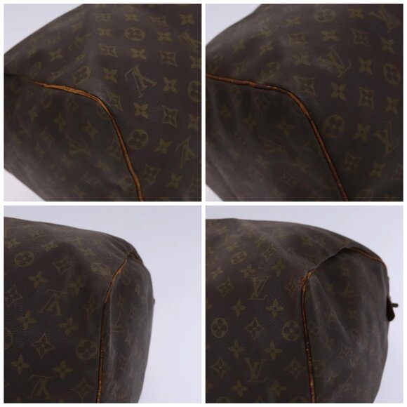 LOUIS VUITTON Monogram Keepall 55 Boston Bag Vintage M41424 LV Auth EC157 - Picture 15 of 16